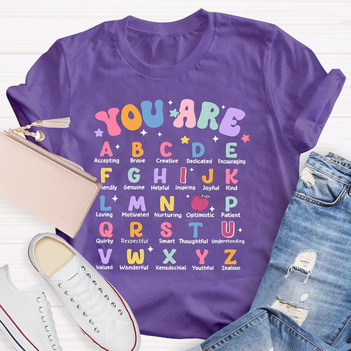 You Are Alphabet Teacher School Shirt