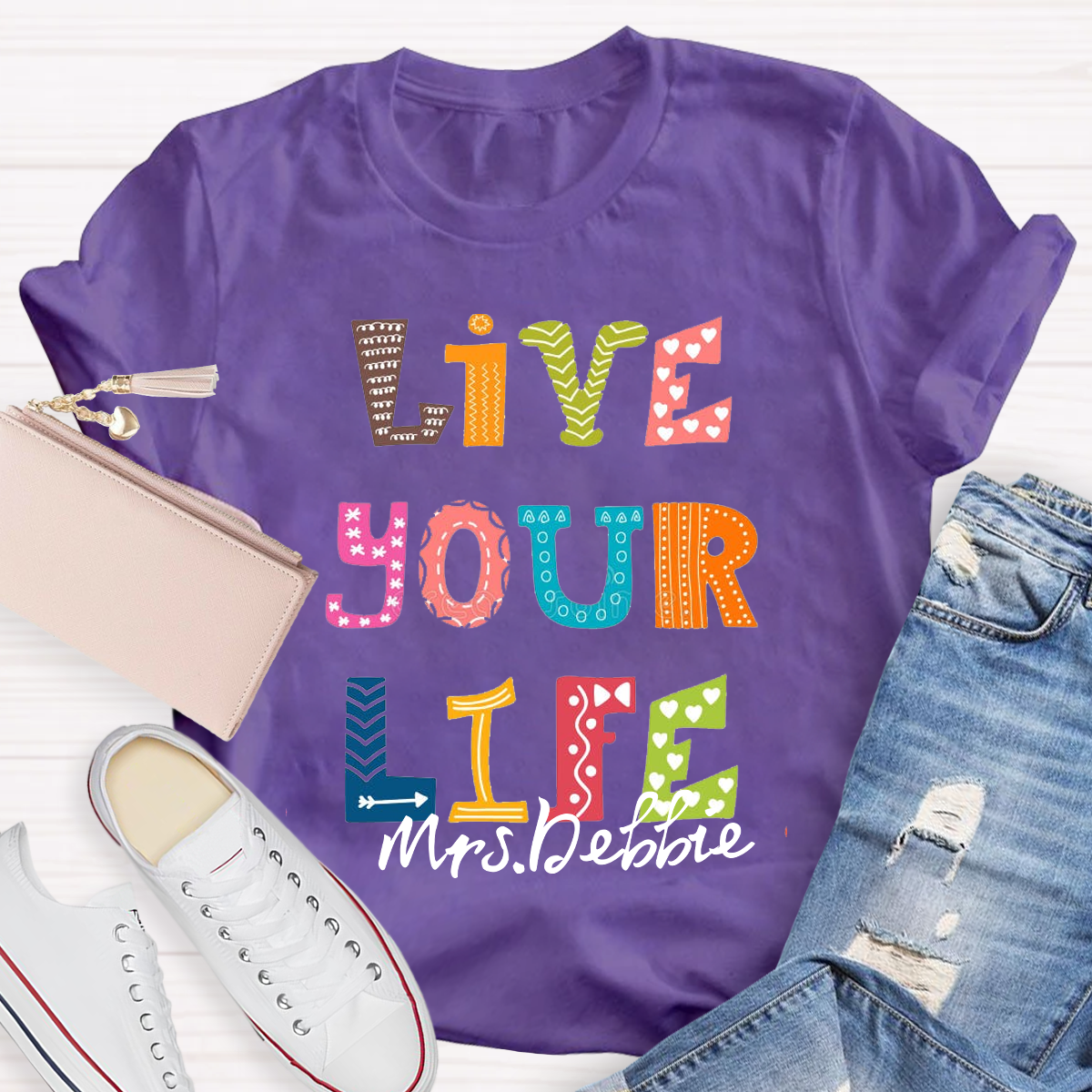 Personalized Name Live Your Life T-Shirt