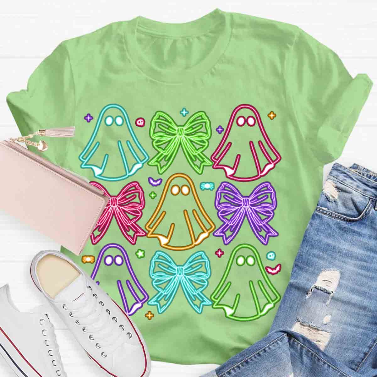 Halloween Ghost Neon Shirt