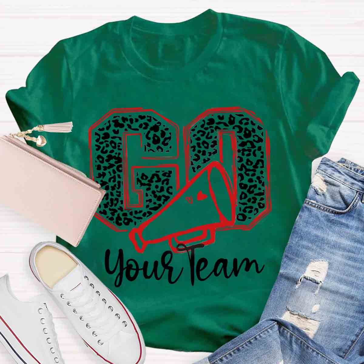 Personalized Team Name Go Go Go Teacher T-Shirt