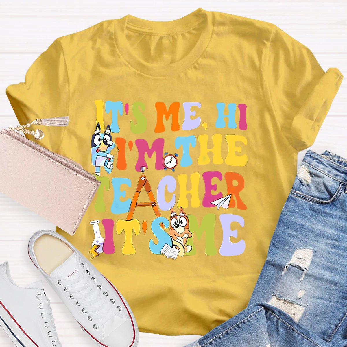 Its Me Hi I'm The Teacher T-Shirt