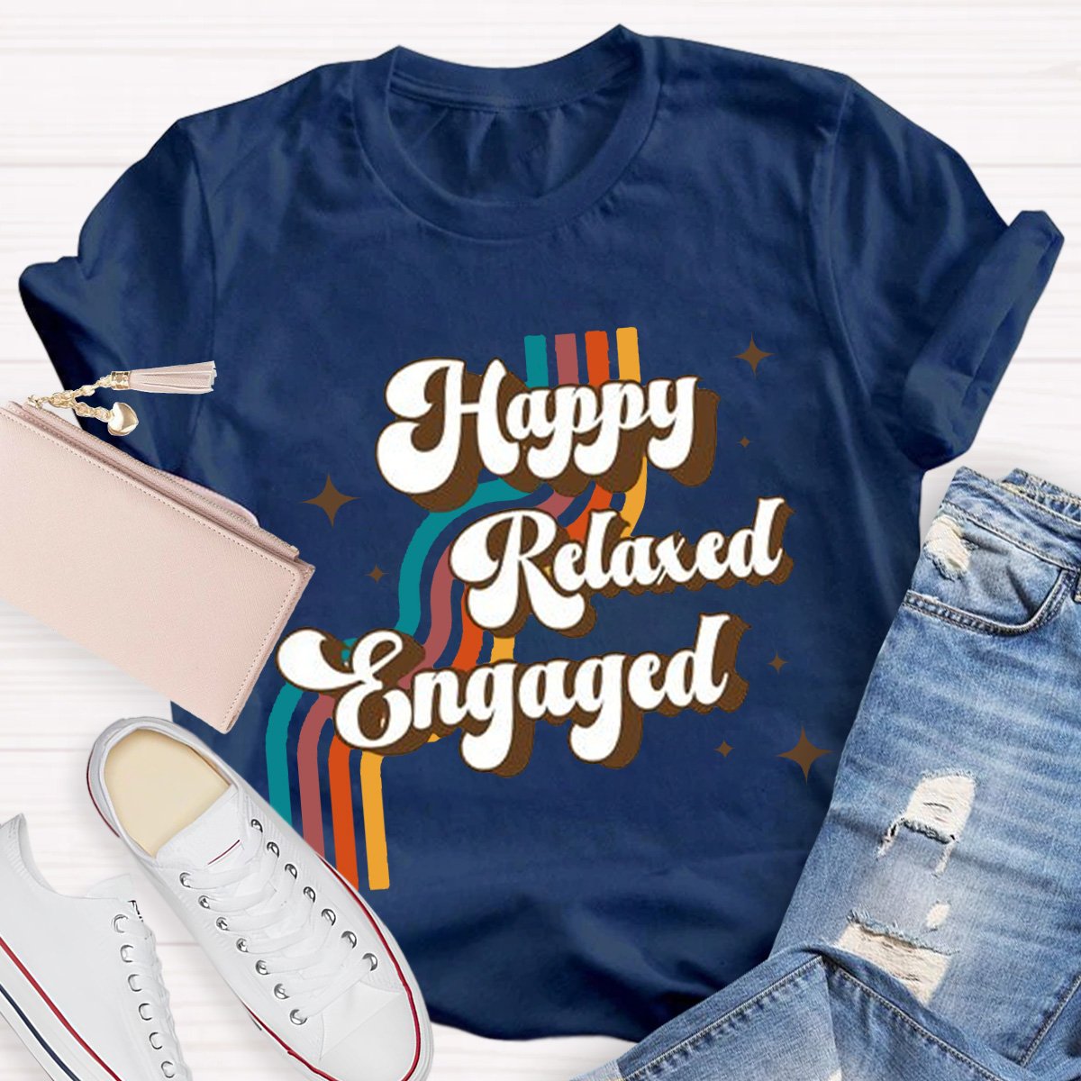 Happy Relaxed Teacher Shirt