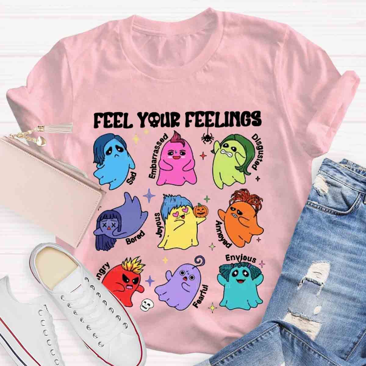 Feel Your Feelings Halloween School Psych Shirt