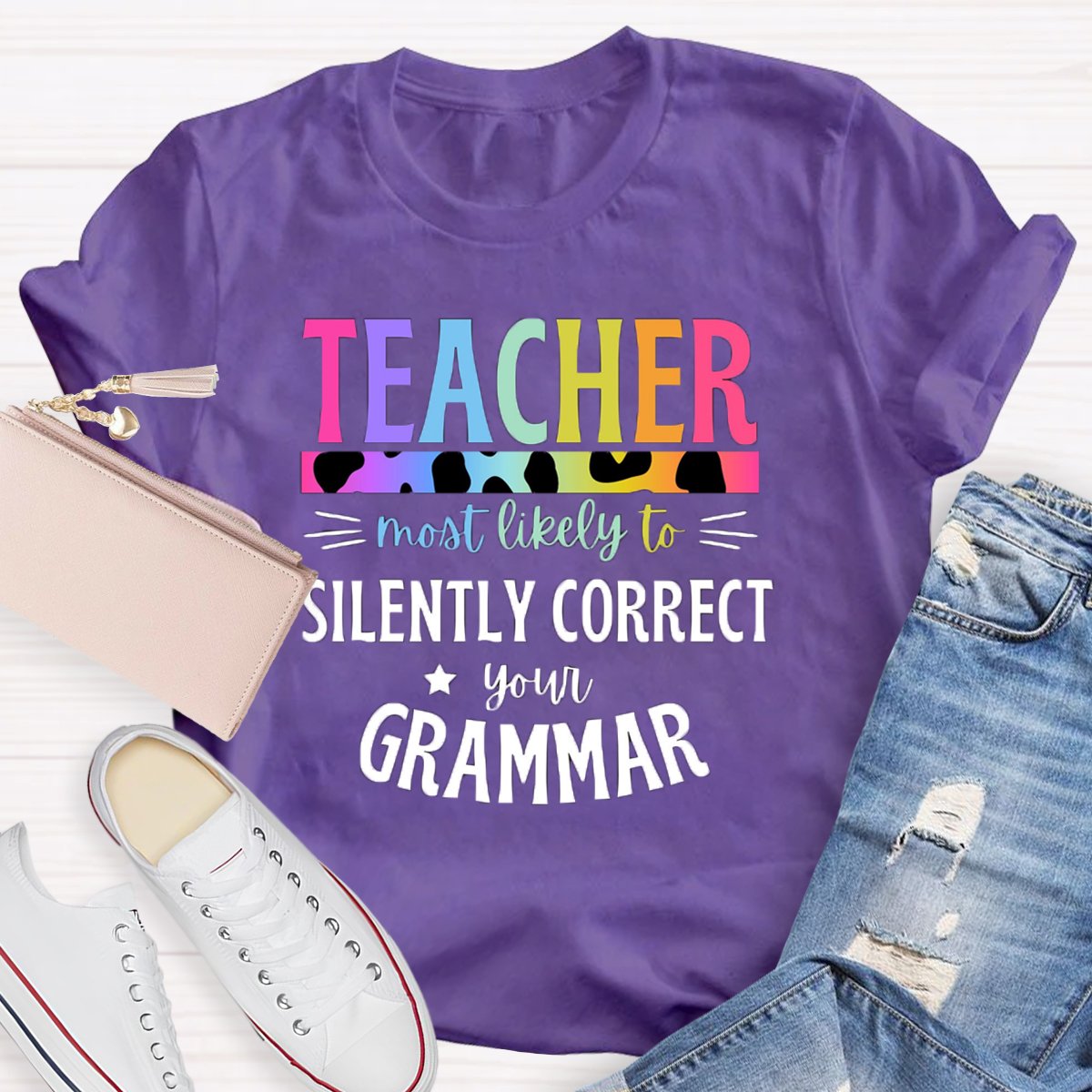 Personalized Text Teacher Group Most Likely To Shirt