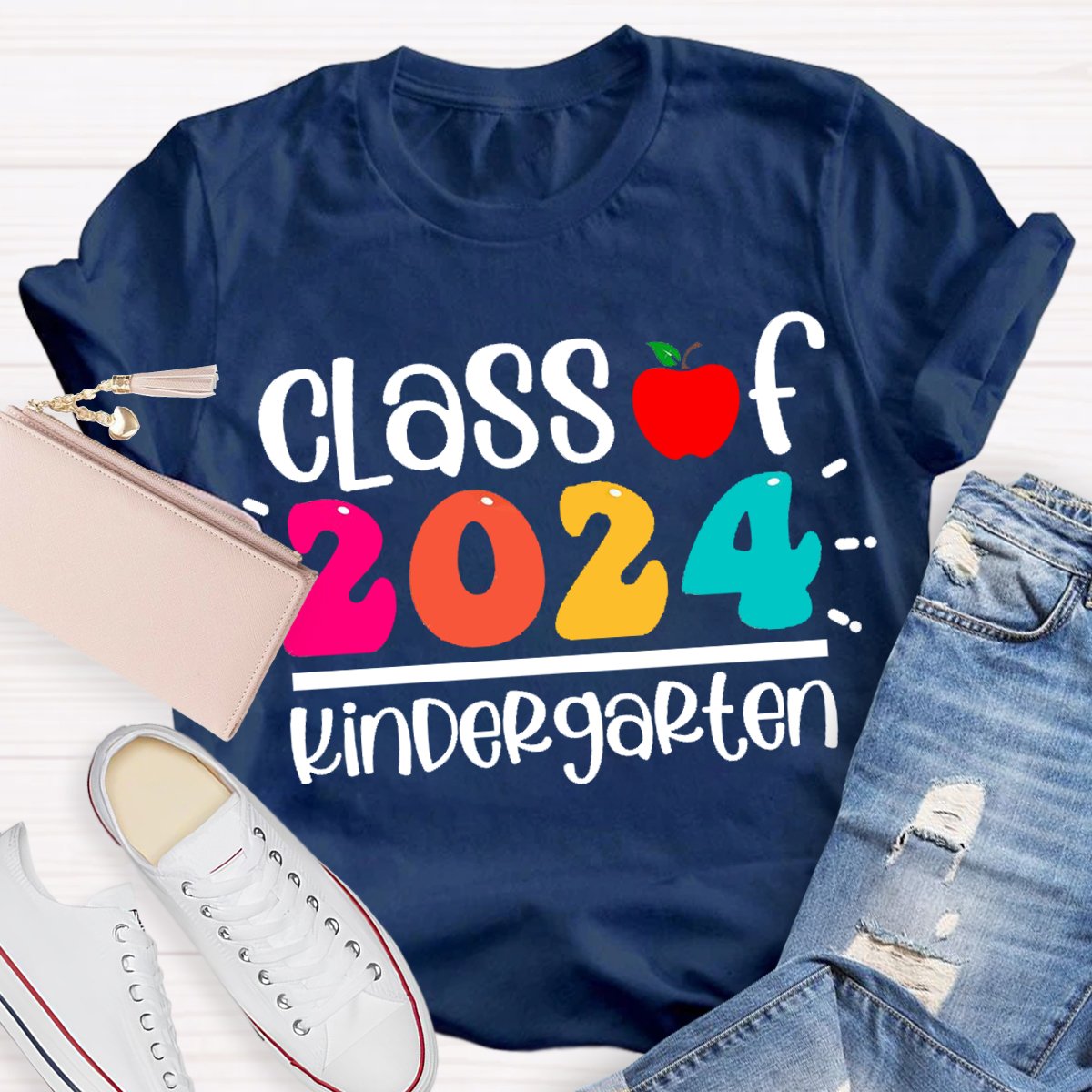 Personalized Grade Class Of 2024 Teacher T-Shirt