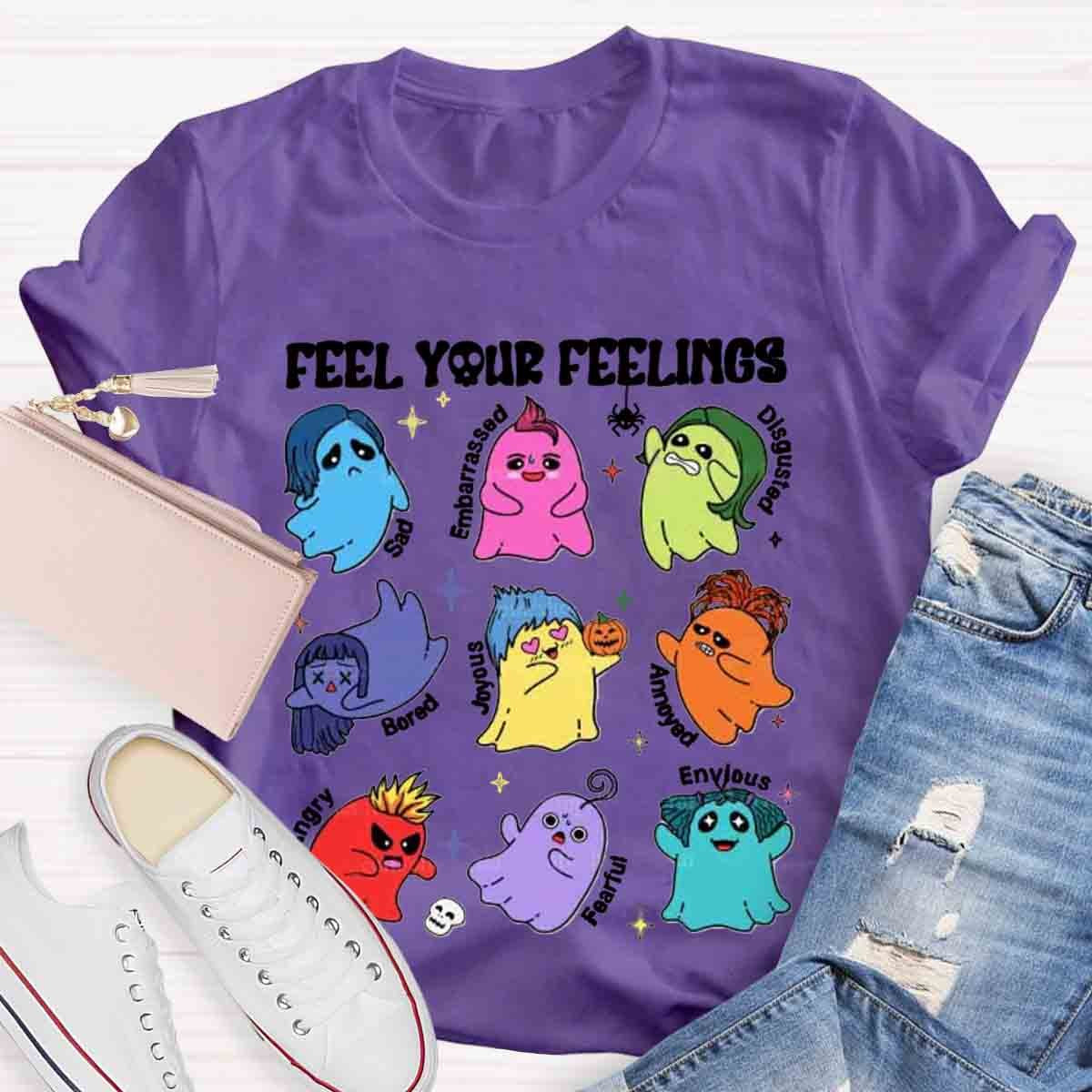 Feel Your Feelings Halloween School Psych Shirt