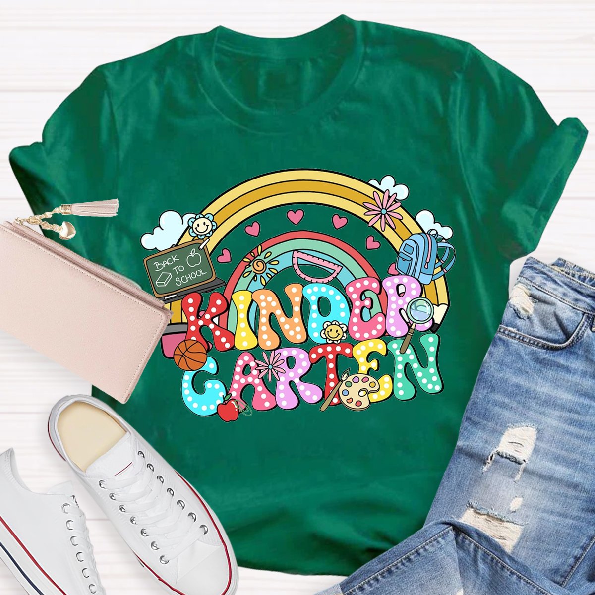 Back To School Kindergarten Teacher T-shirt