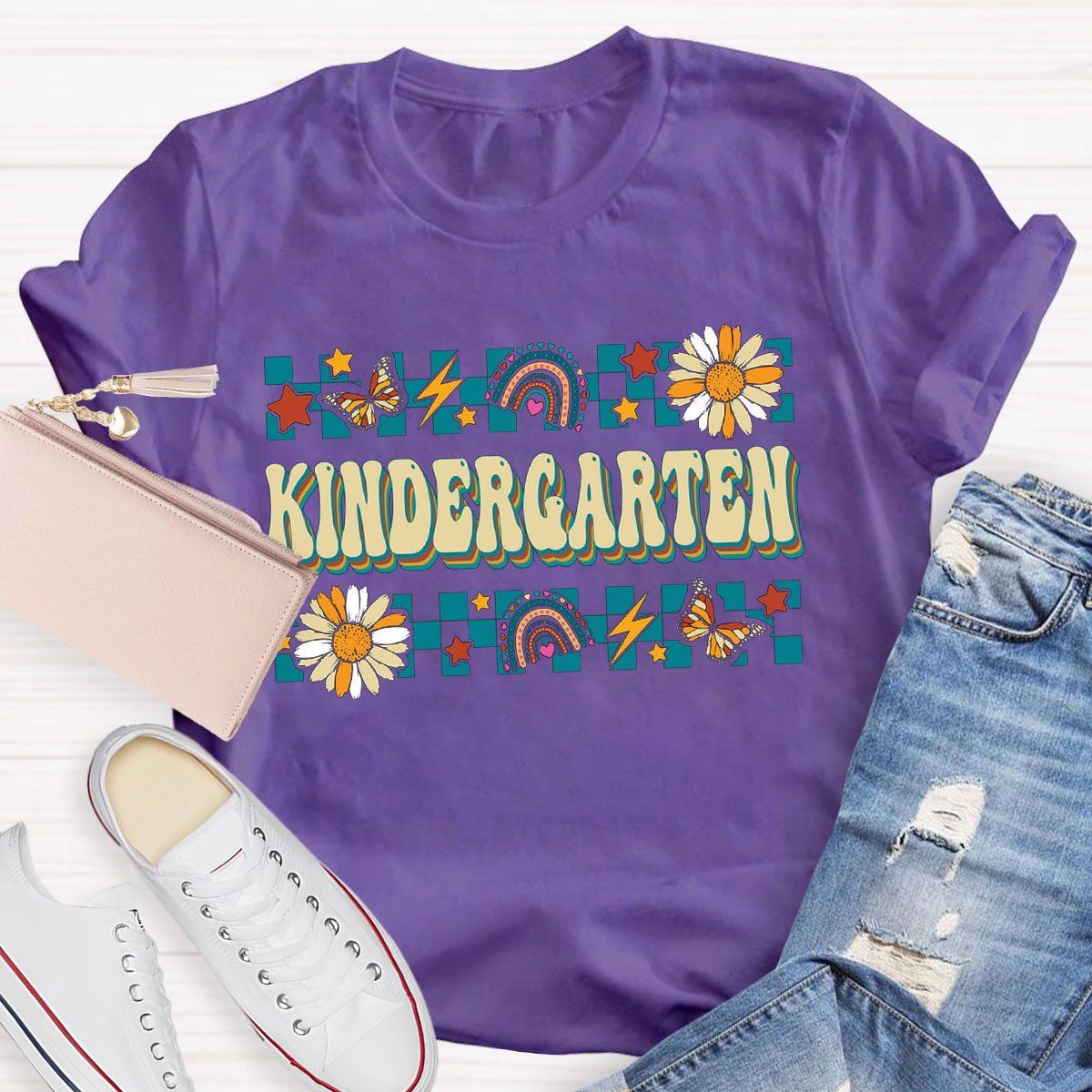 Personalized Design Grade With Butterfly T-Shirt