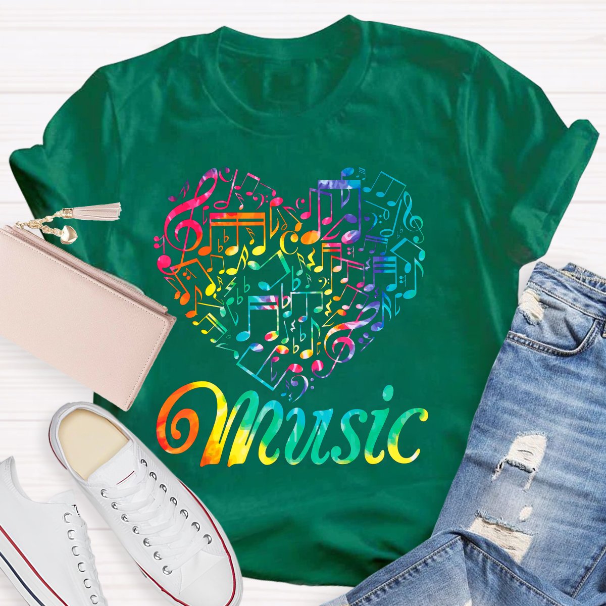 Music Heart Teacher T-Shirt