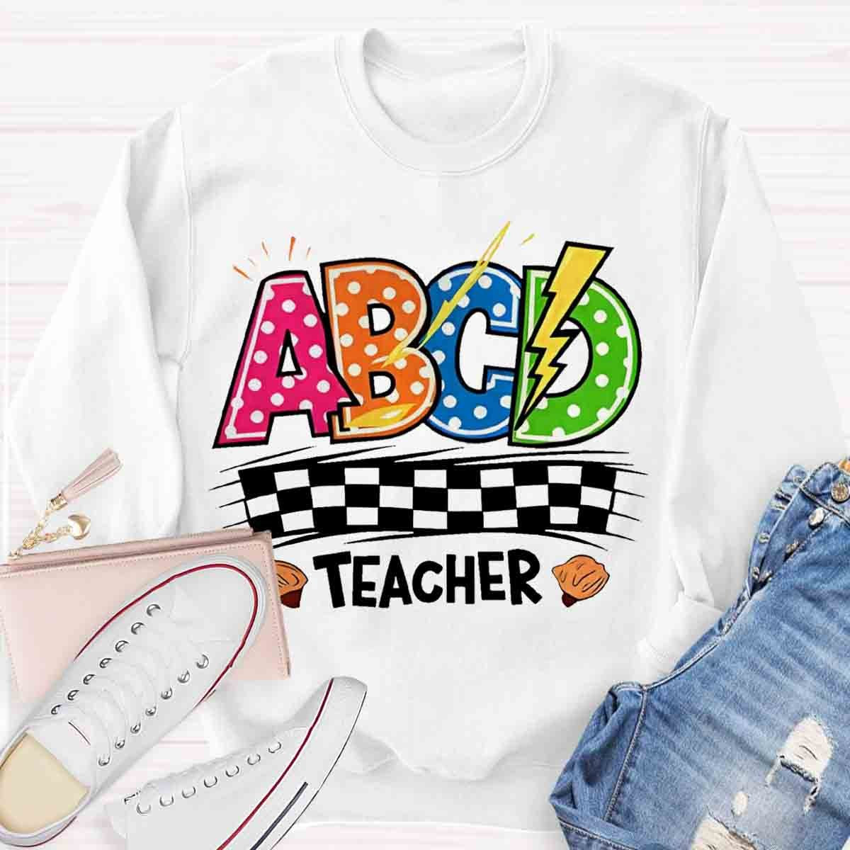 Teacher ABCD Sweatshirt