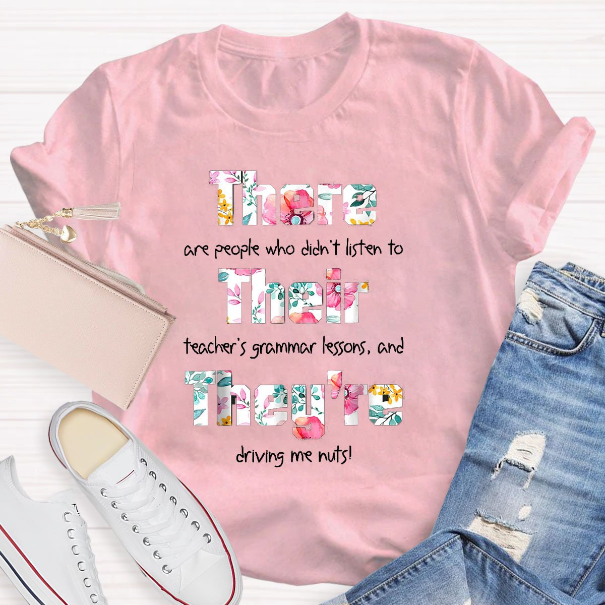 There Their They're Driving Me Crazy T-Shirt