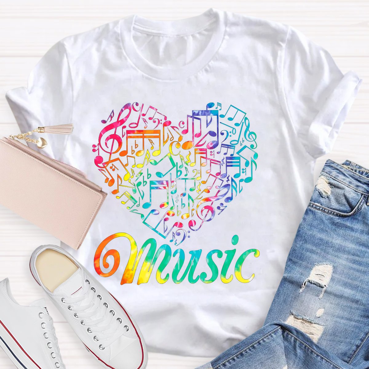 Music Heart Teacher T-Shirt