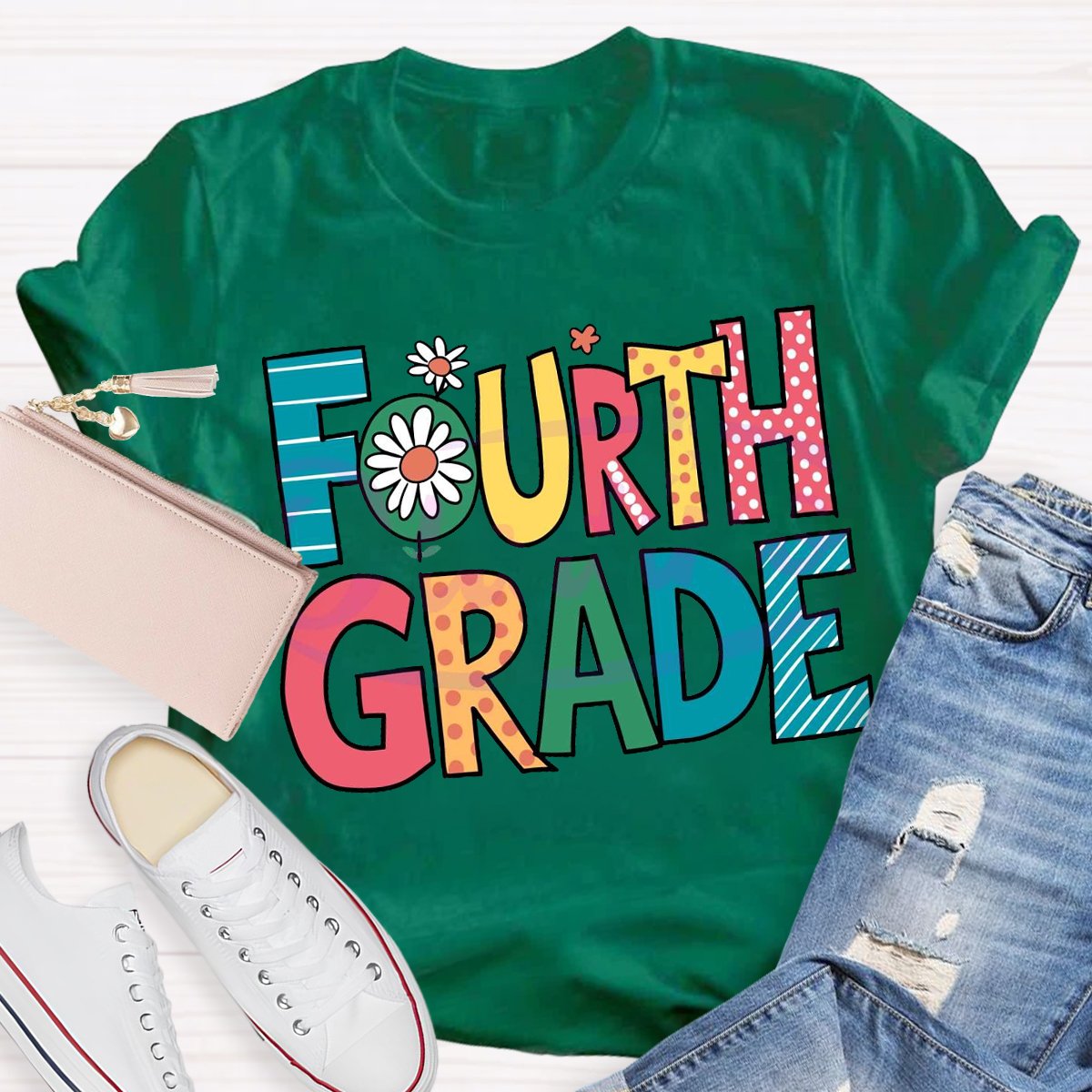 Personalized Your Grade Funny Teacher T-Shirt