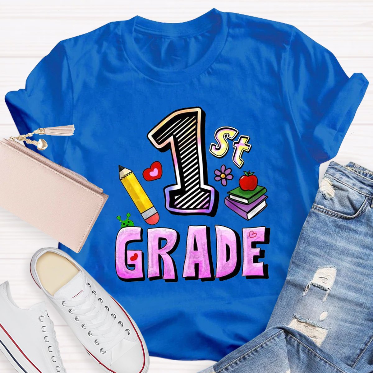 Personalized 1st Grade TeamTeacher Shirt