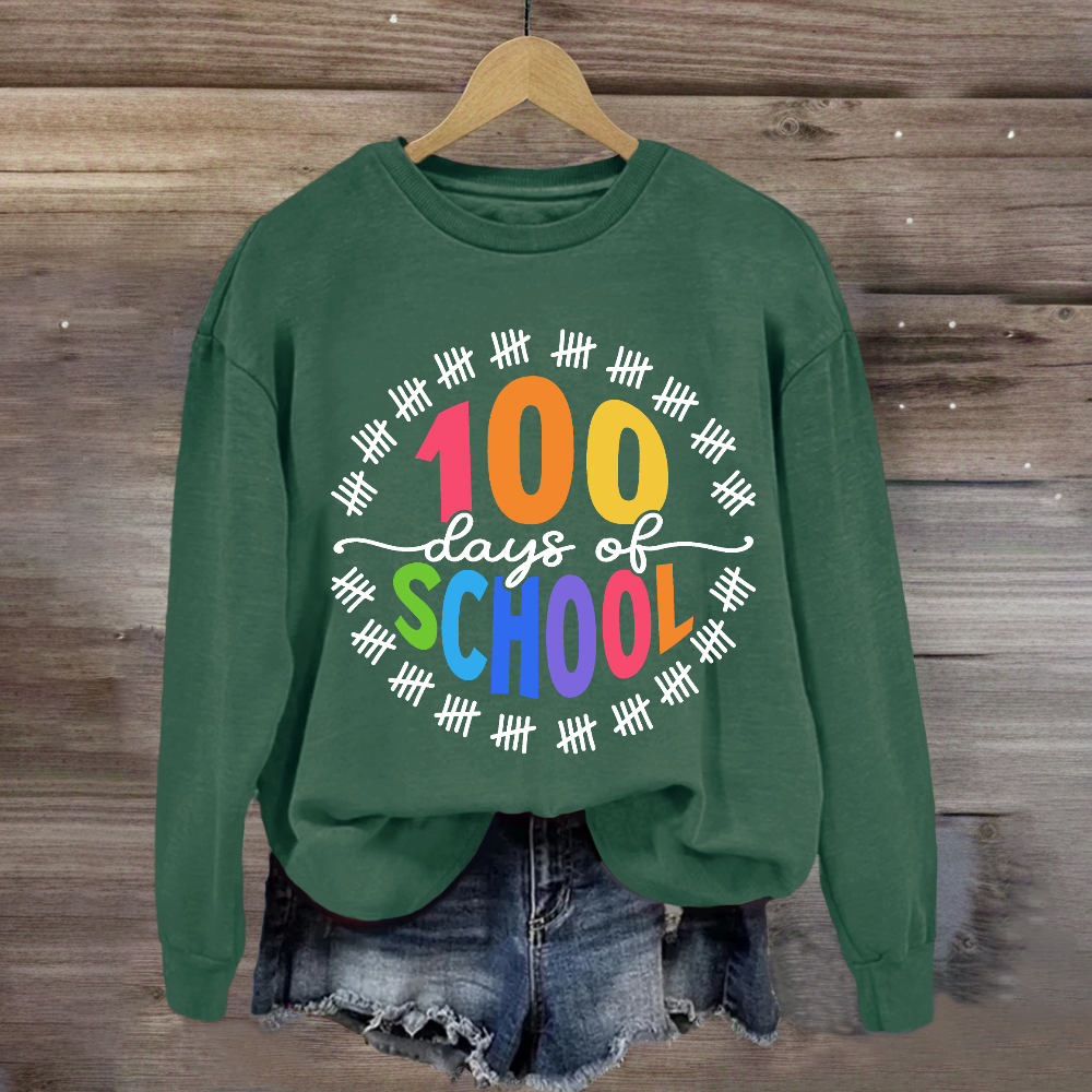 Happy 100 Days of School Sweatshirt