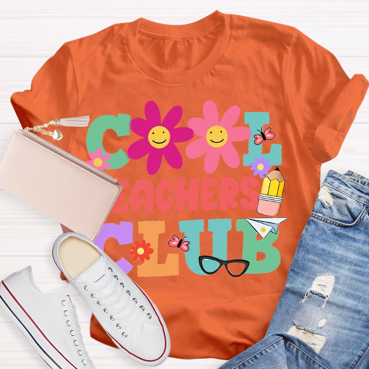 Cool Teachers Club Teacher's Day T-Shirt