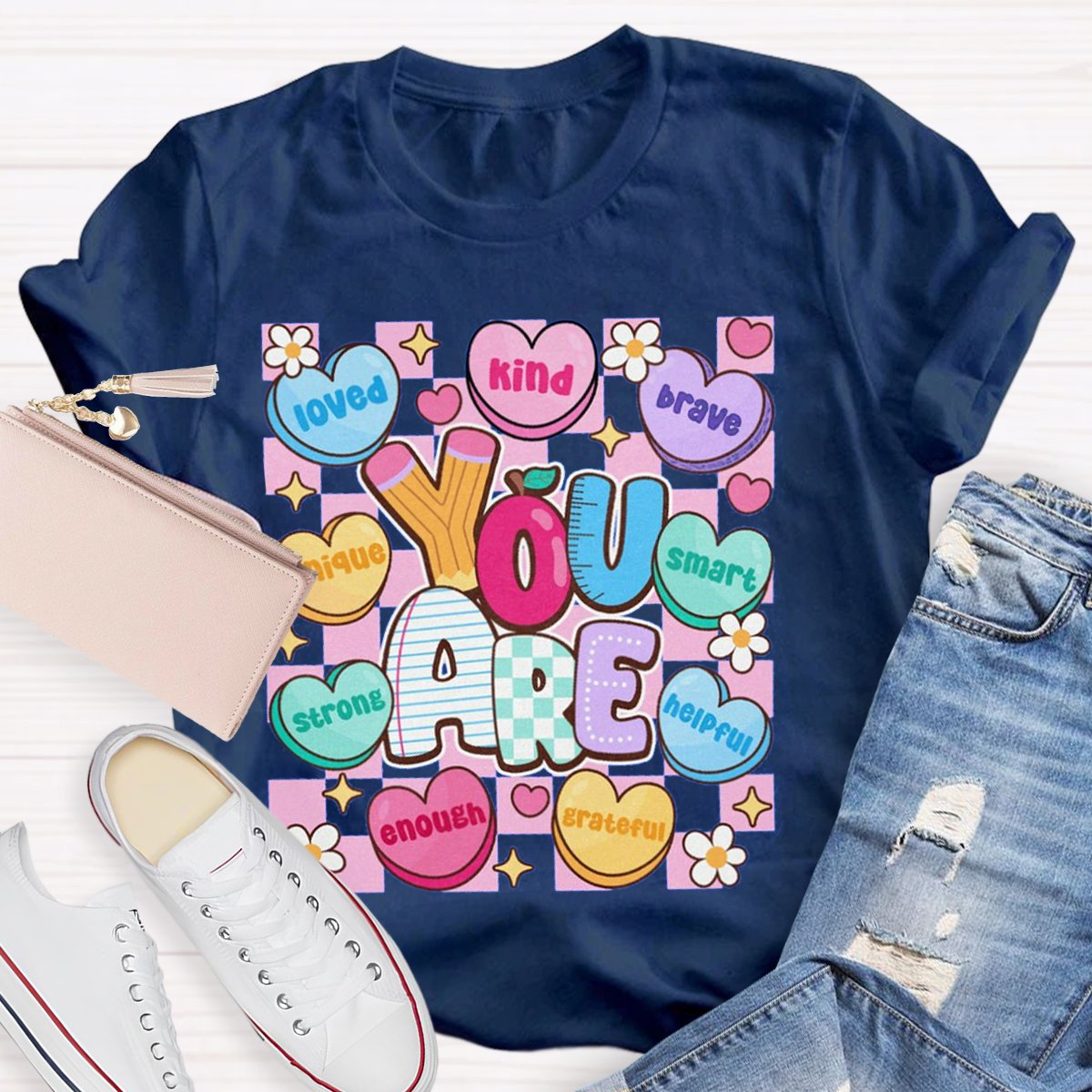 You Are Kind Unique Smart Kindergarten Teacher Shirt