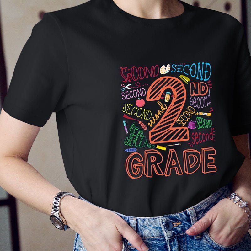 Personalized Grade First Day Of School Teacher T-Shirt