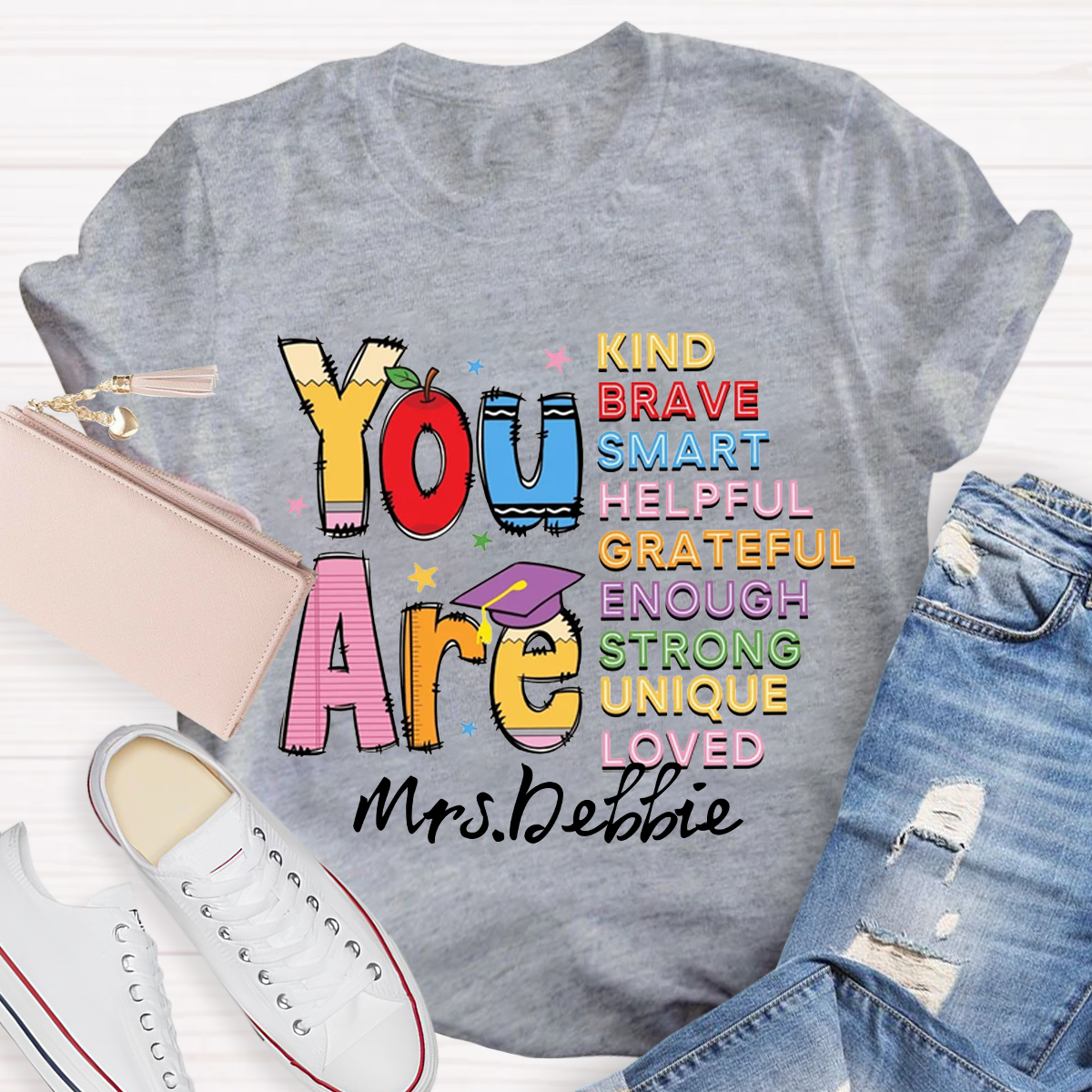 Personalized Name You Are  Brave Casual T-Shirt