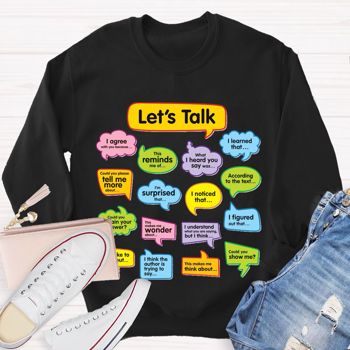 Let's Talk I'm Surprised Sweatshirt