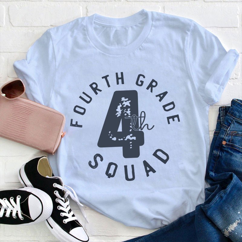 Personalized Grade Squad Teacher T-Shirt