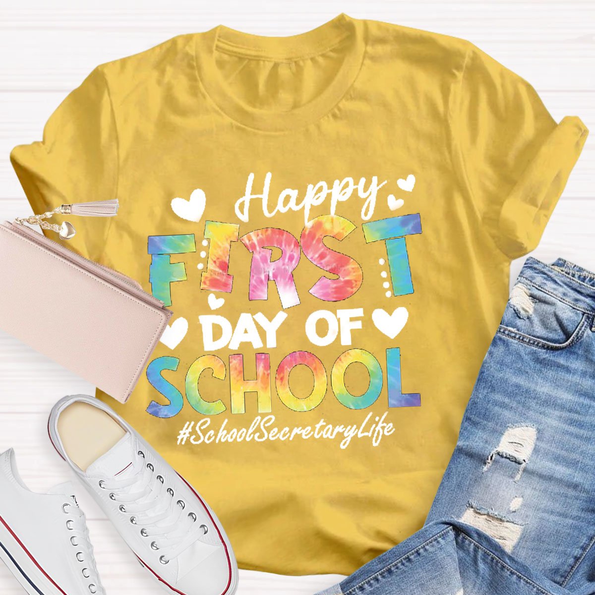 Personalized Your School Title Back To School T-Shirt