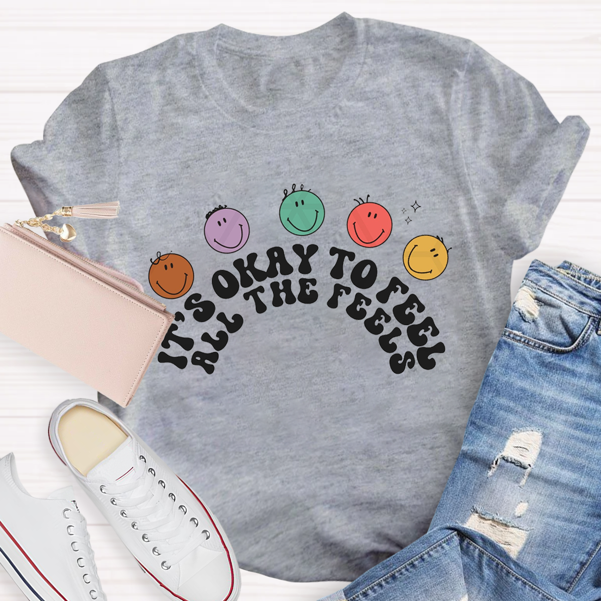 It's Okay To Not Be Ok Feelings  T-Shirt