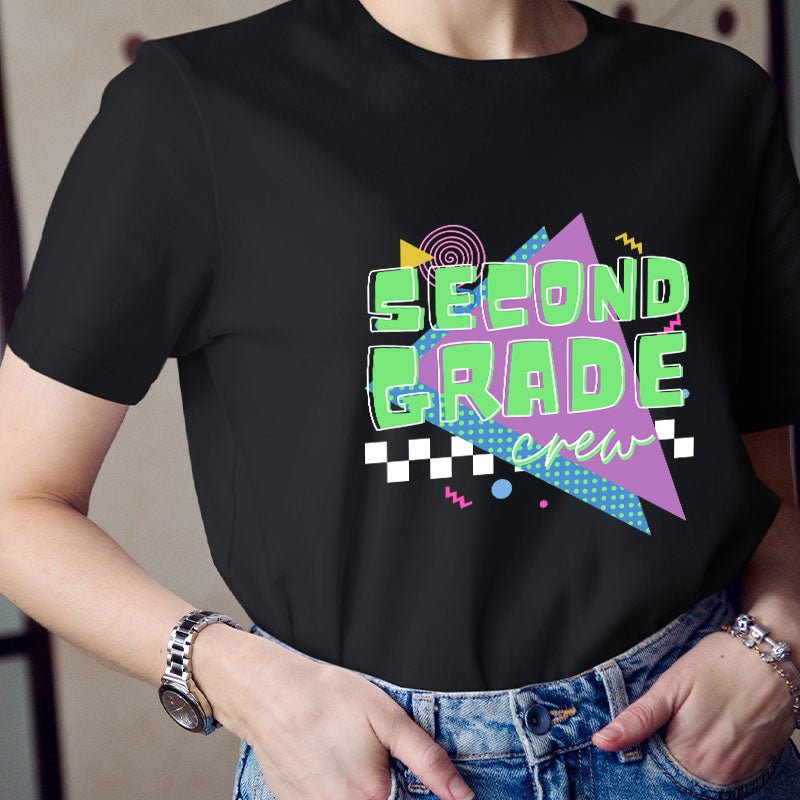 Personalized Grade Crew Teacher T-Shirt