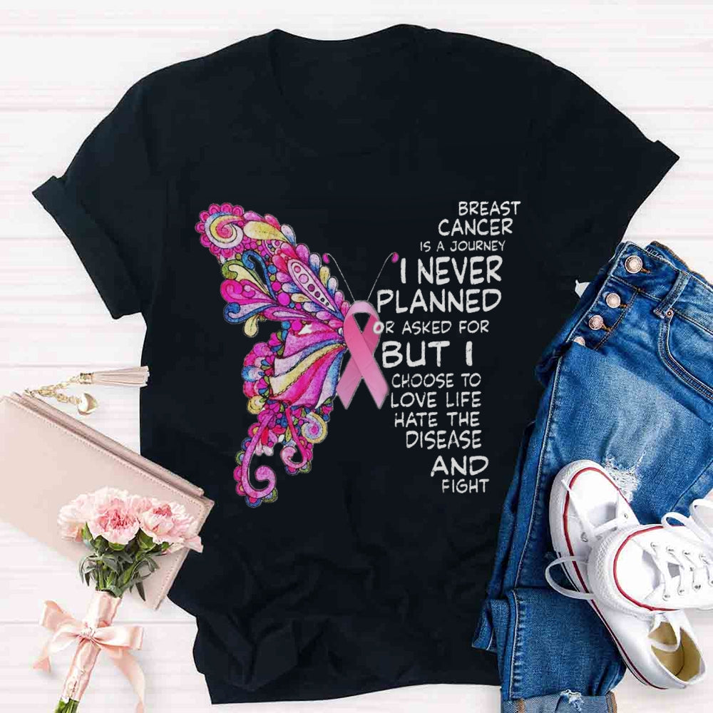 Breast Cancer Awareness Teacher T-Shirt