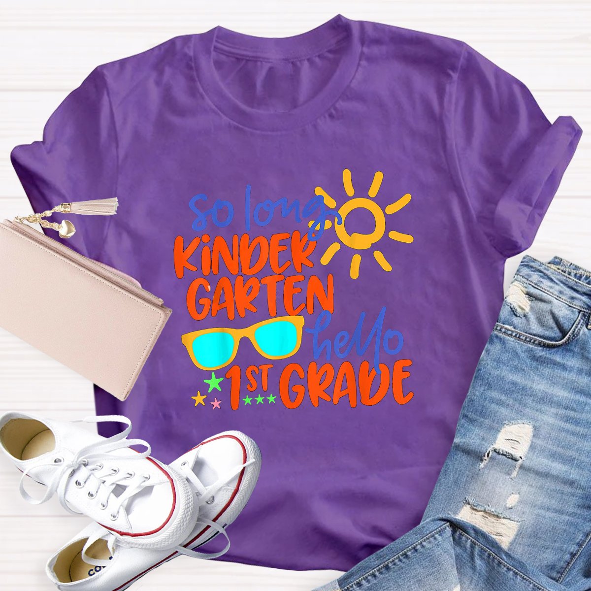 So Long Kindergarten Hello 1st Grade Teacher Shirt