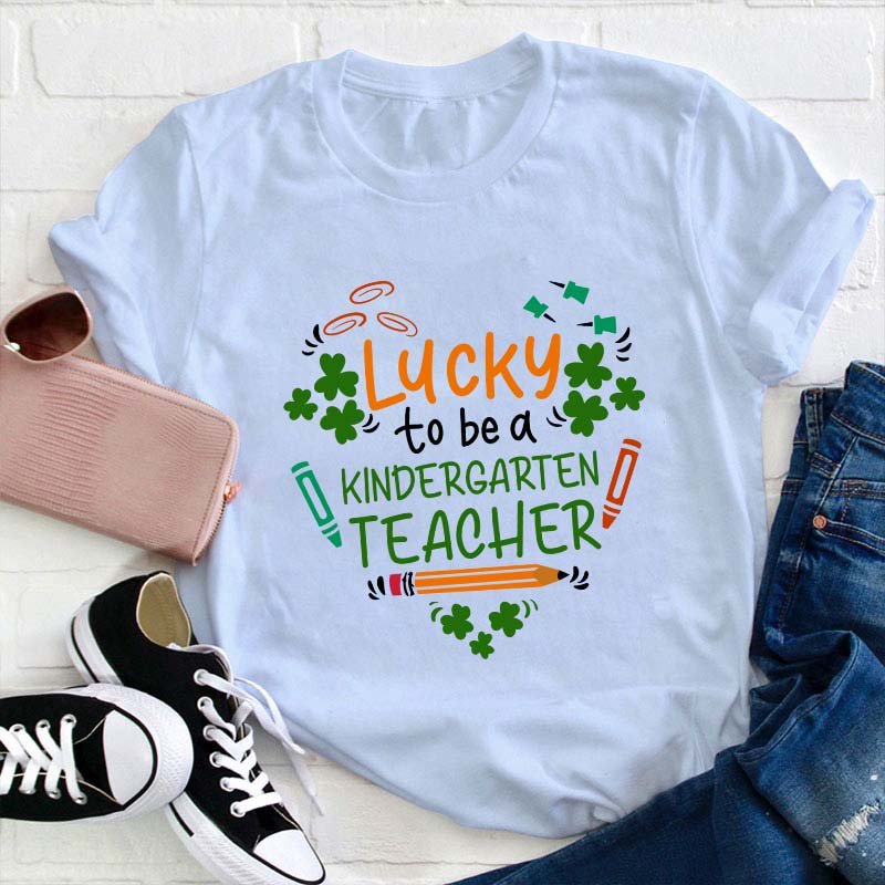 Personalized Lucky To Be A  Teacher T-Shirt