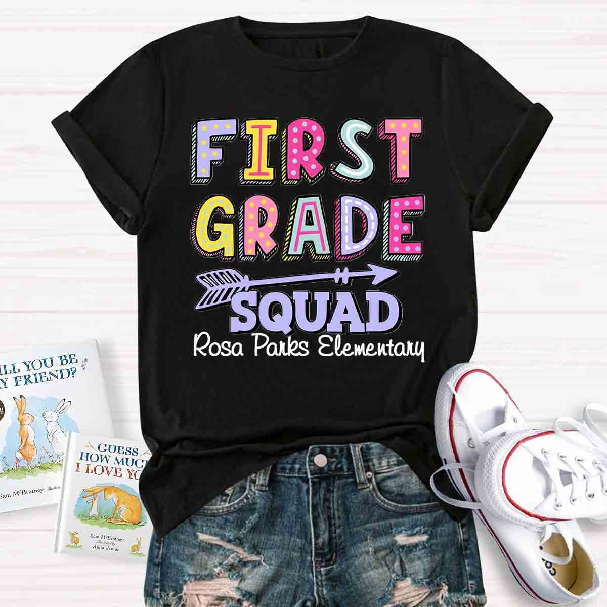 Personalized Grade And School Name In Our Lovely Class Teacher T-Shirt