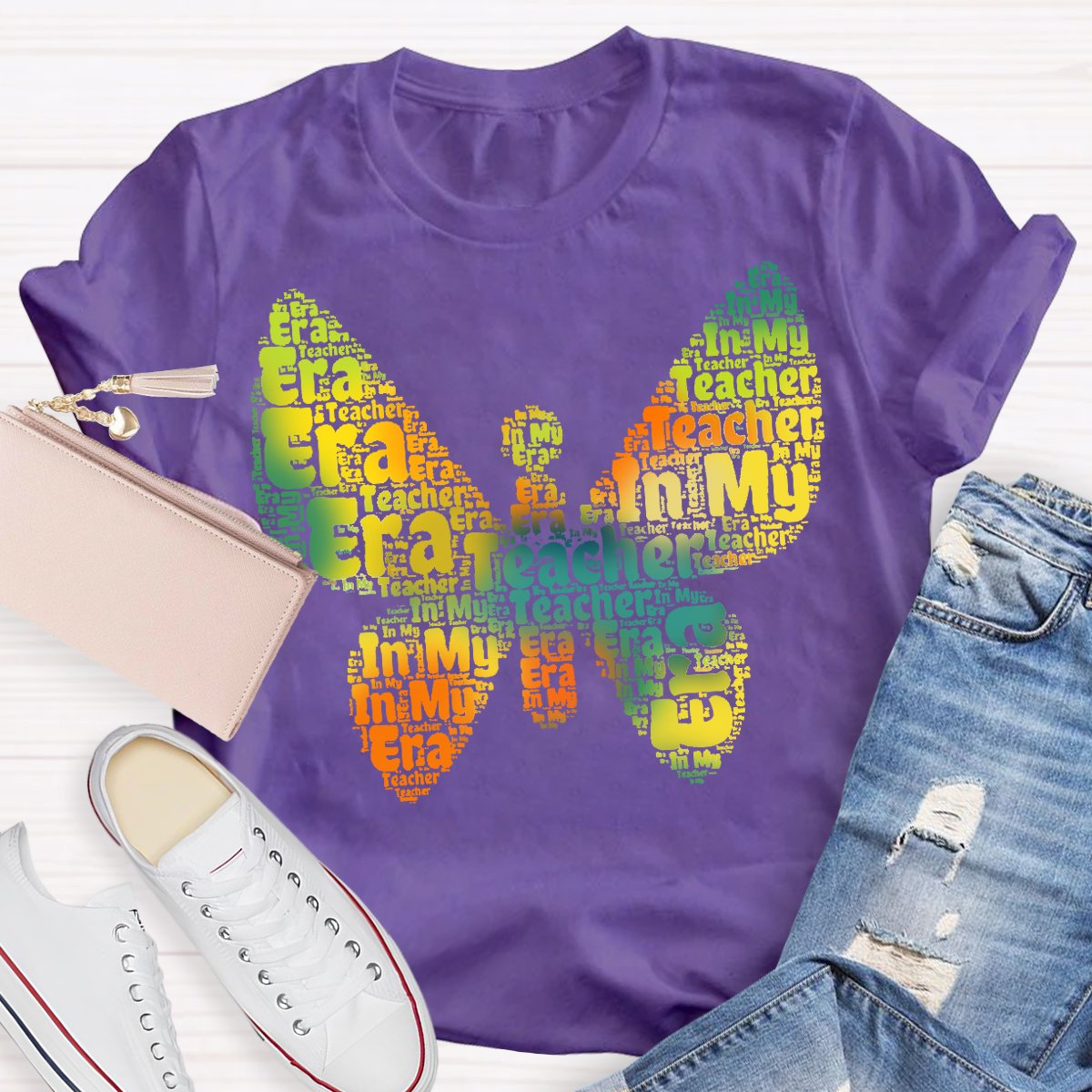 Butterfly Teacher Shirt