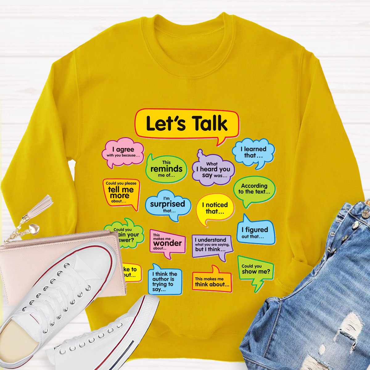 Let's Talk I'm Surprised Sweatshirt