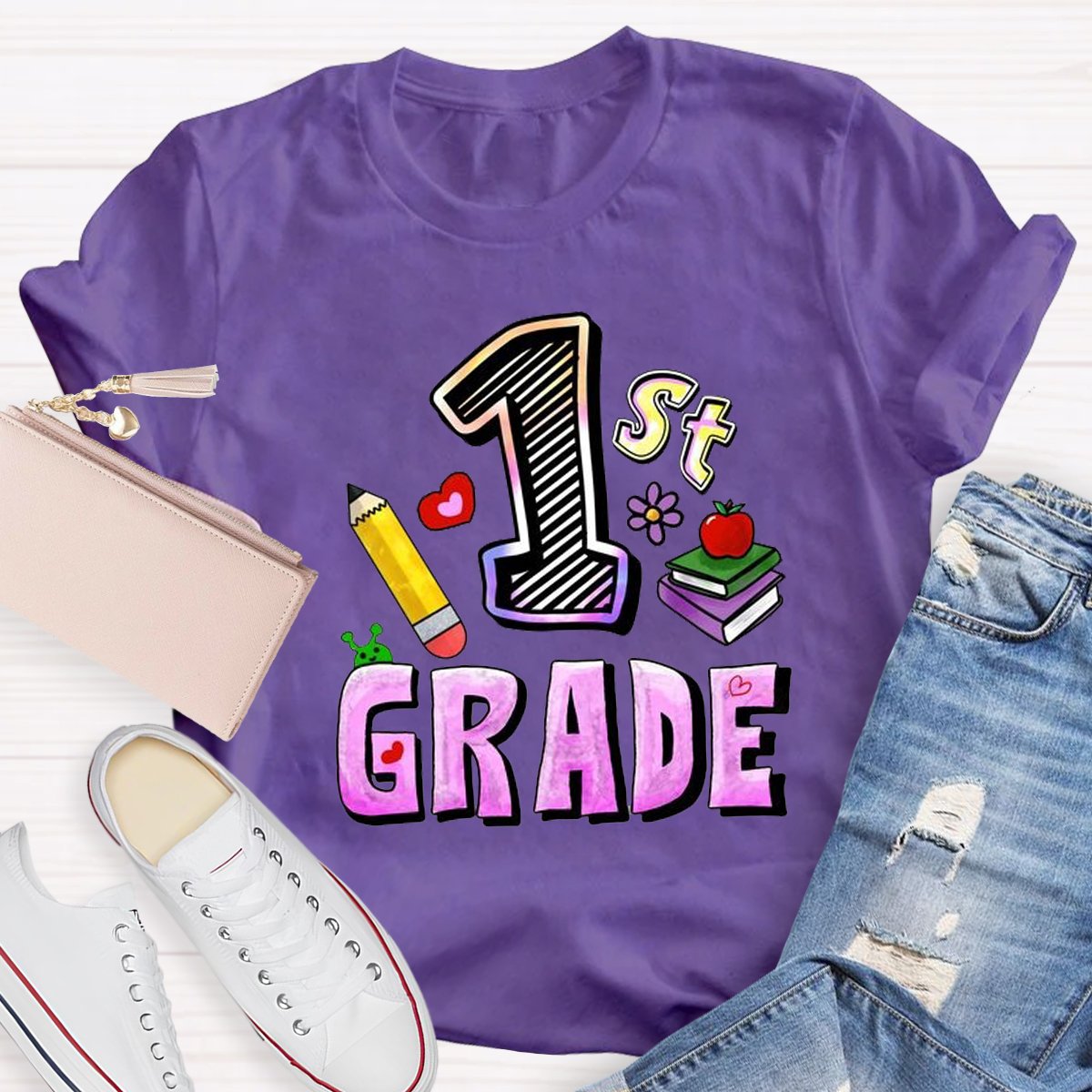 Personalized 1st Grade TeamTeacher Shirt