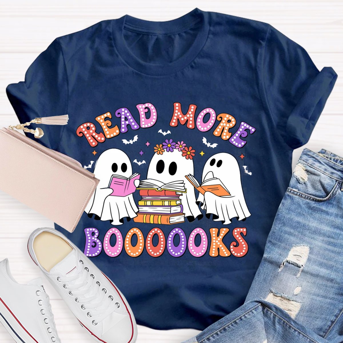 Read More Books Halloween Teacher Shirt