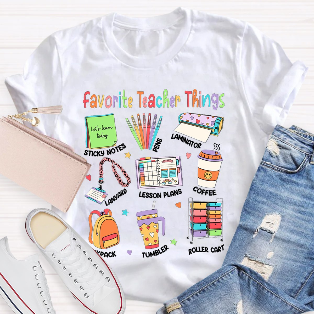 Favorite Teacher Things Teacher Shirt