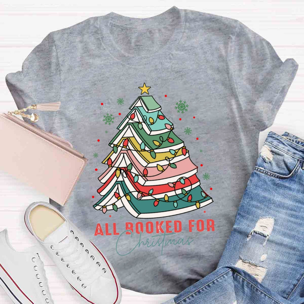 All Booked For Christmas T-shirt