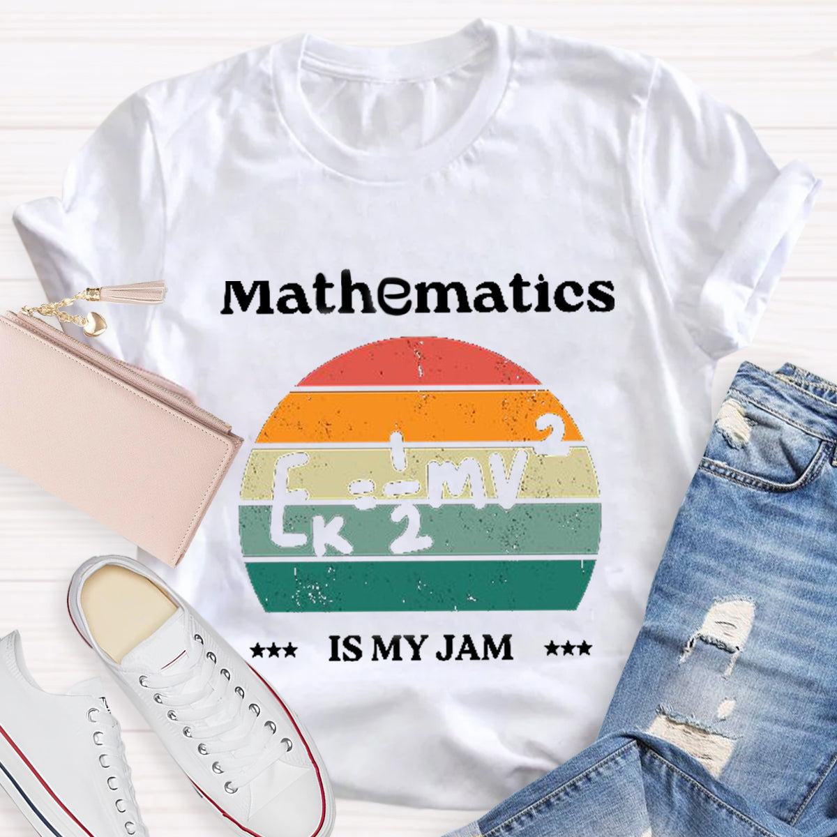 Mathematics Is My Jam Teacher T-Shirt