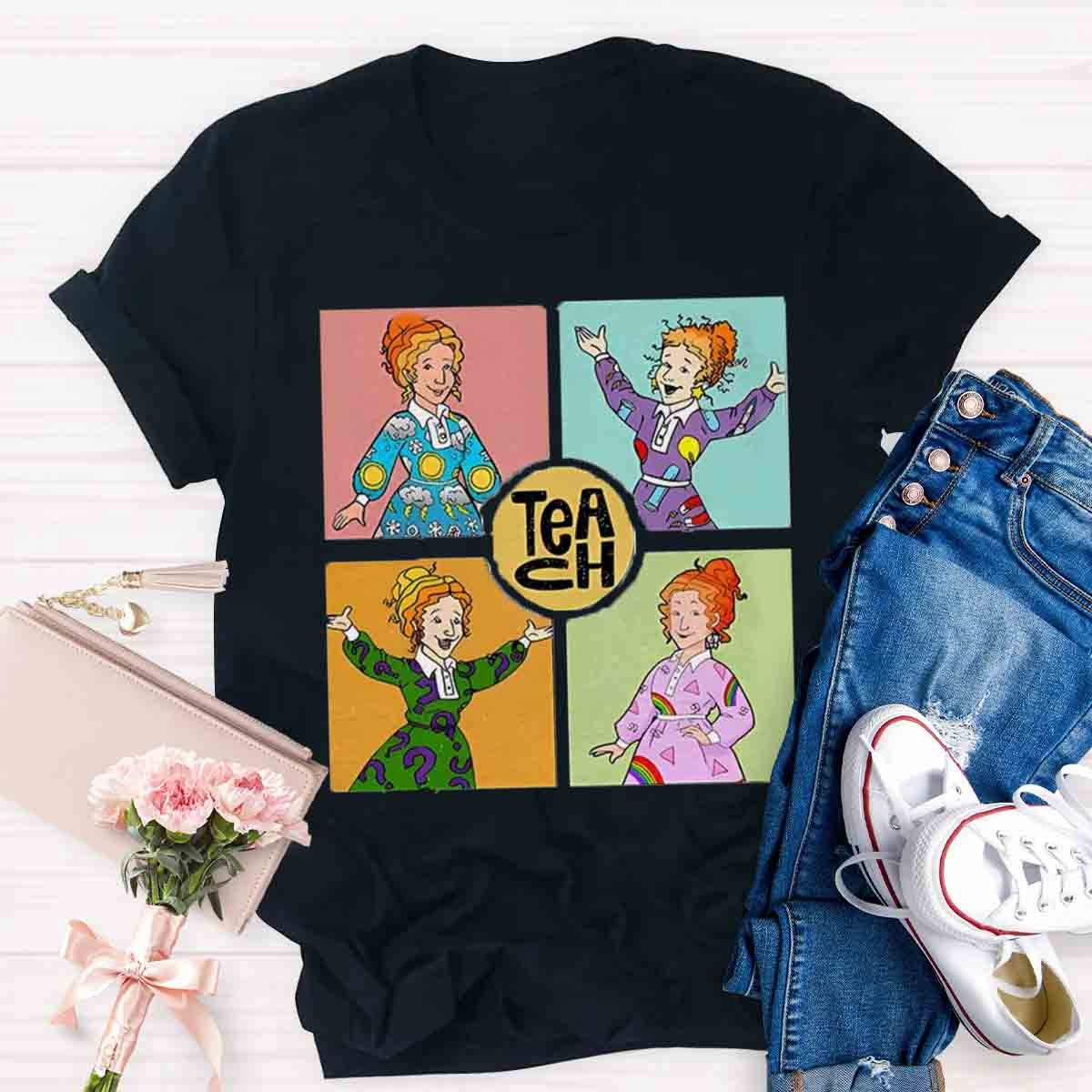 Teach Magic School Bus Teacher T-Shirt