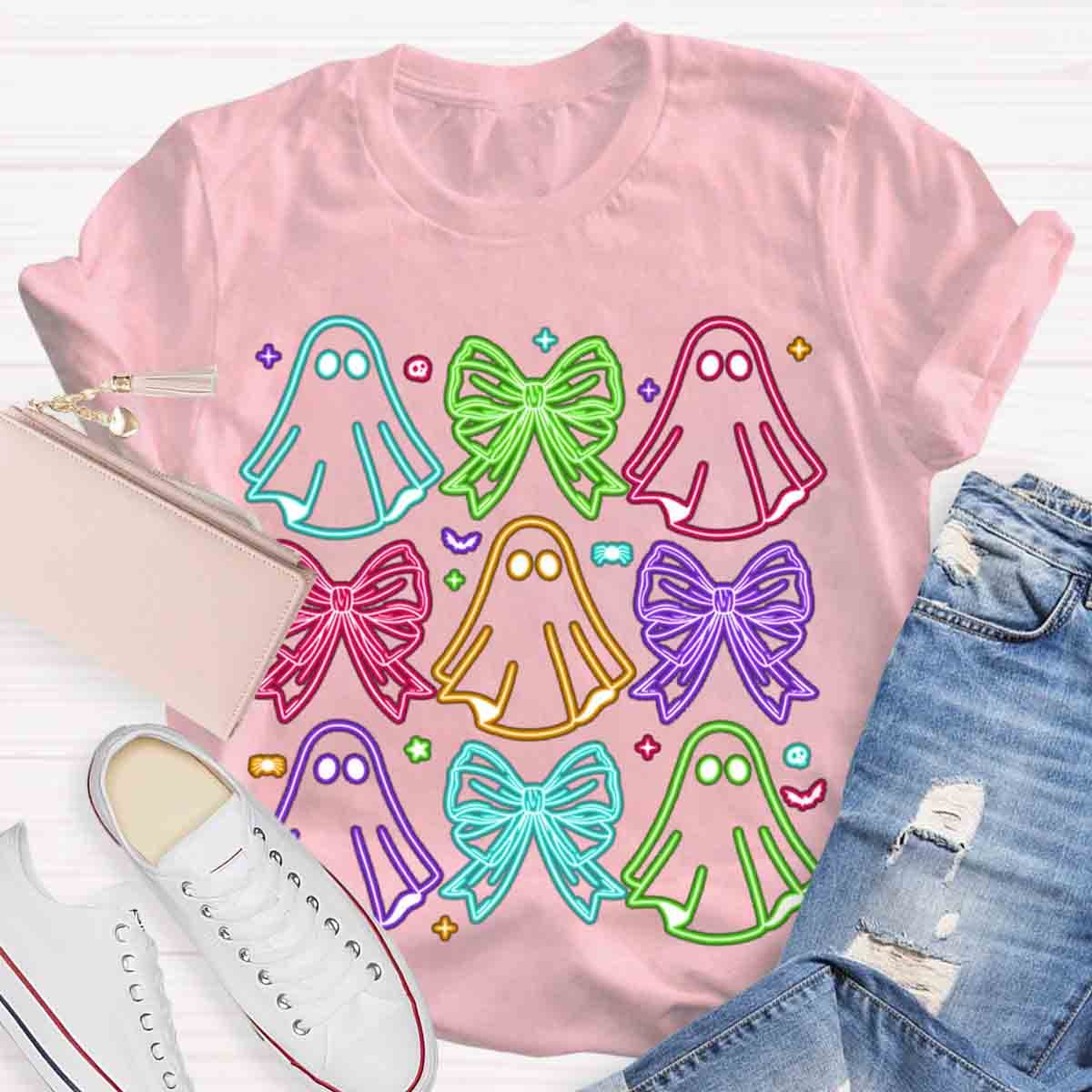 Halloween Ghost Neon Shirt