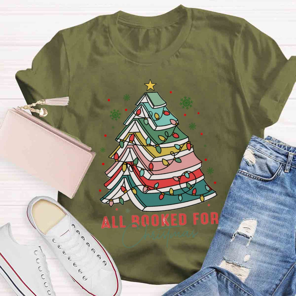 All Booked For Christmas T-shirt