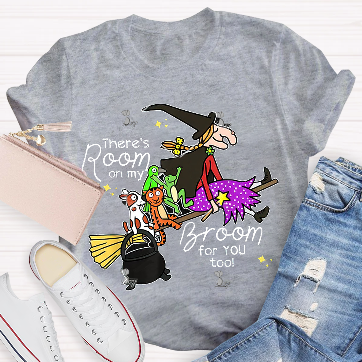 There's Room On My Broom For You Too Teacher T-Shirt