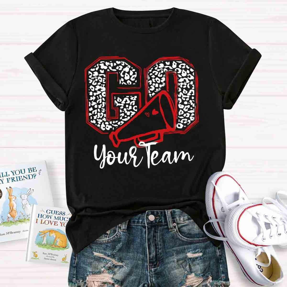 Personalized Team Name Go Go Go Teacher T-Shirt