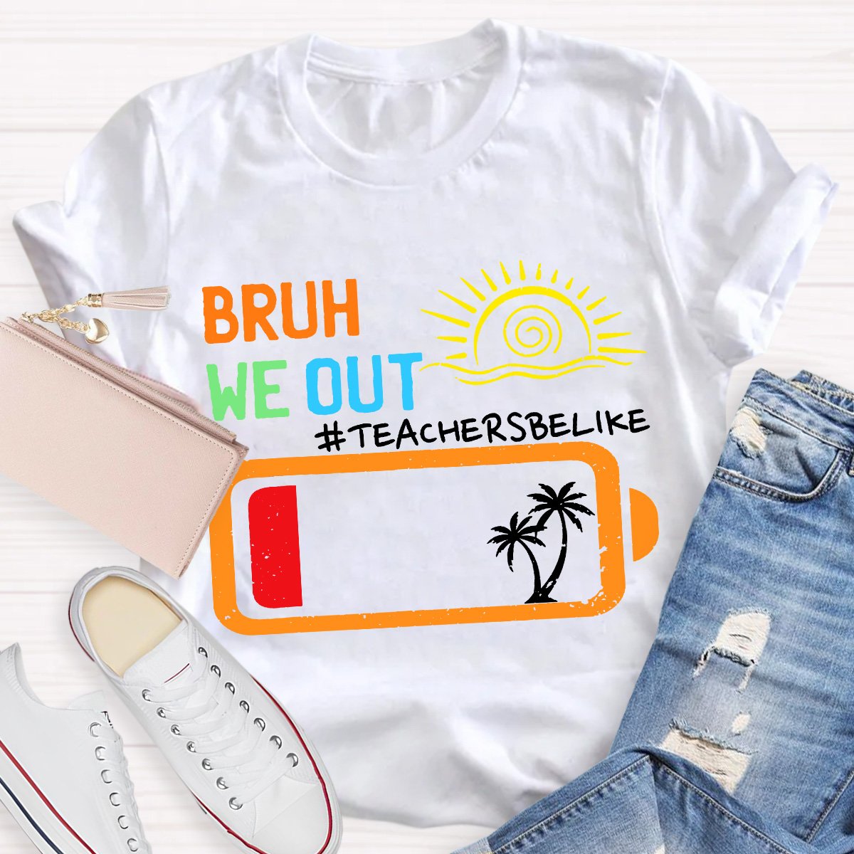 Bruh We Out Teachers Shirt