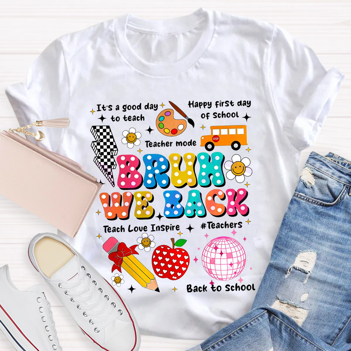 Bruh We Back To School T-Shirt