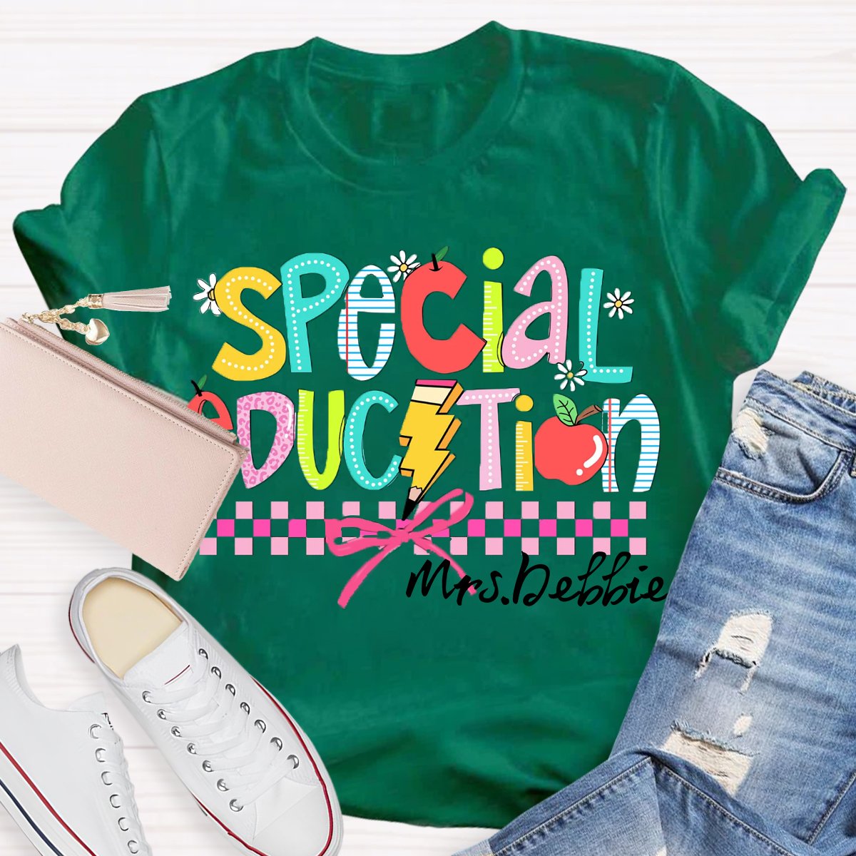 Personalized Name Special Education Teacher Shirt