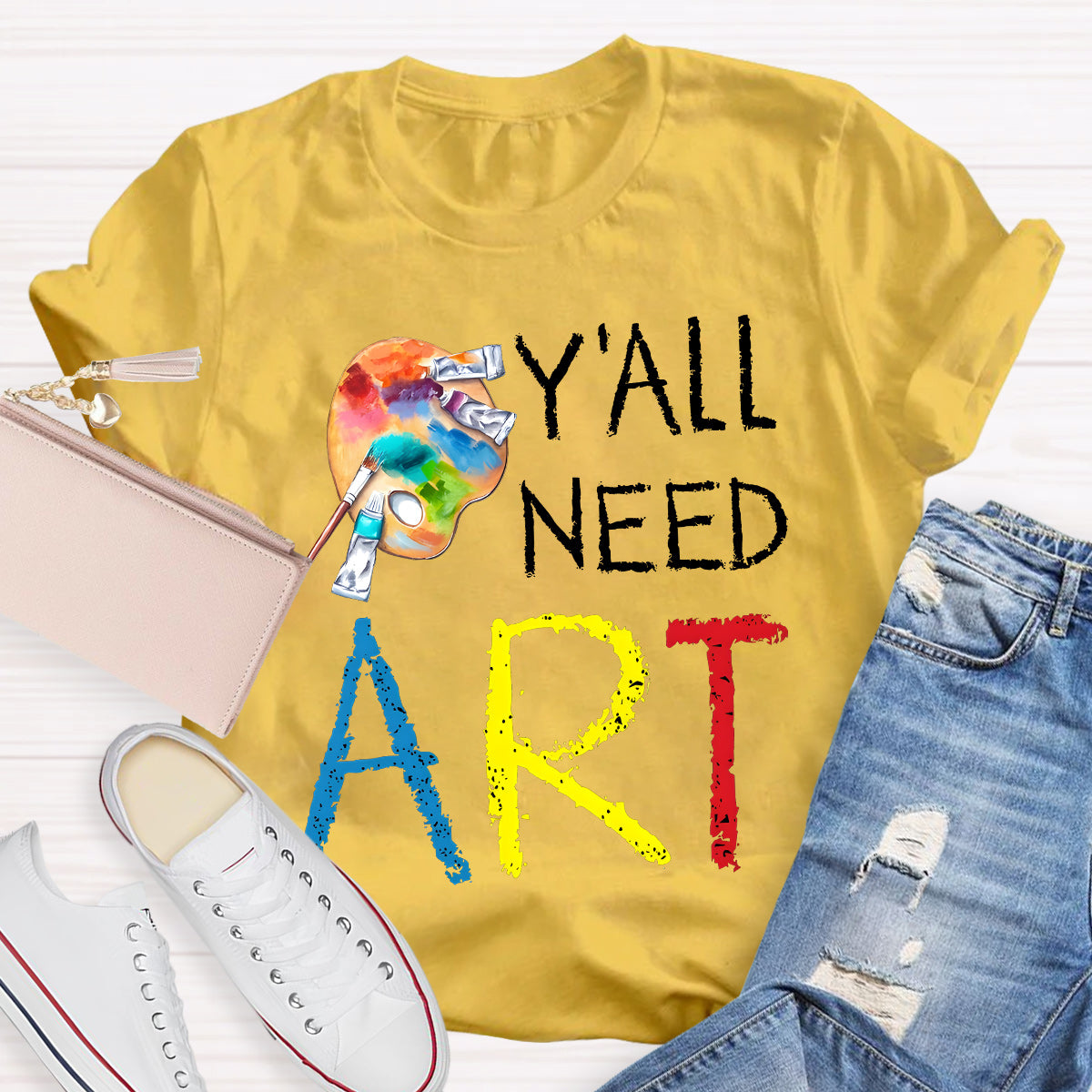 Y'll Need Art Teacher T-Shirt