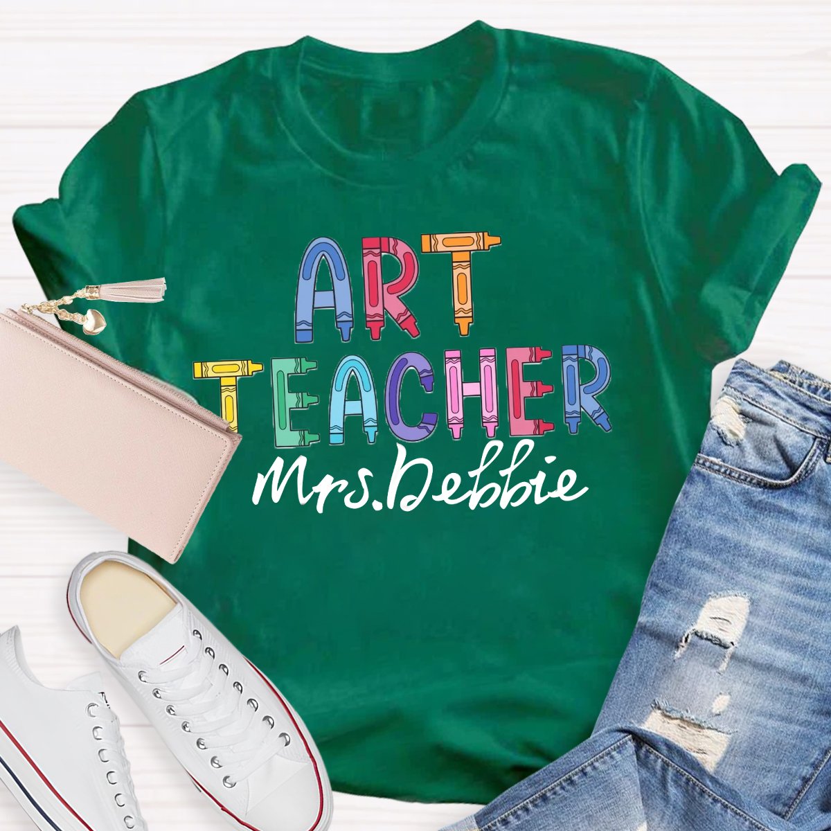 Personalized Art Teacher Art Lover T-Shirt