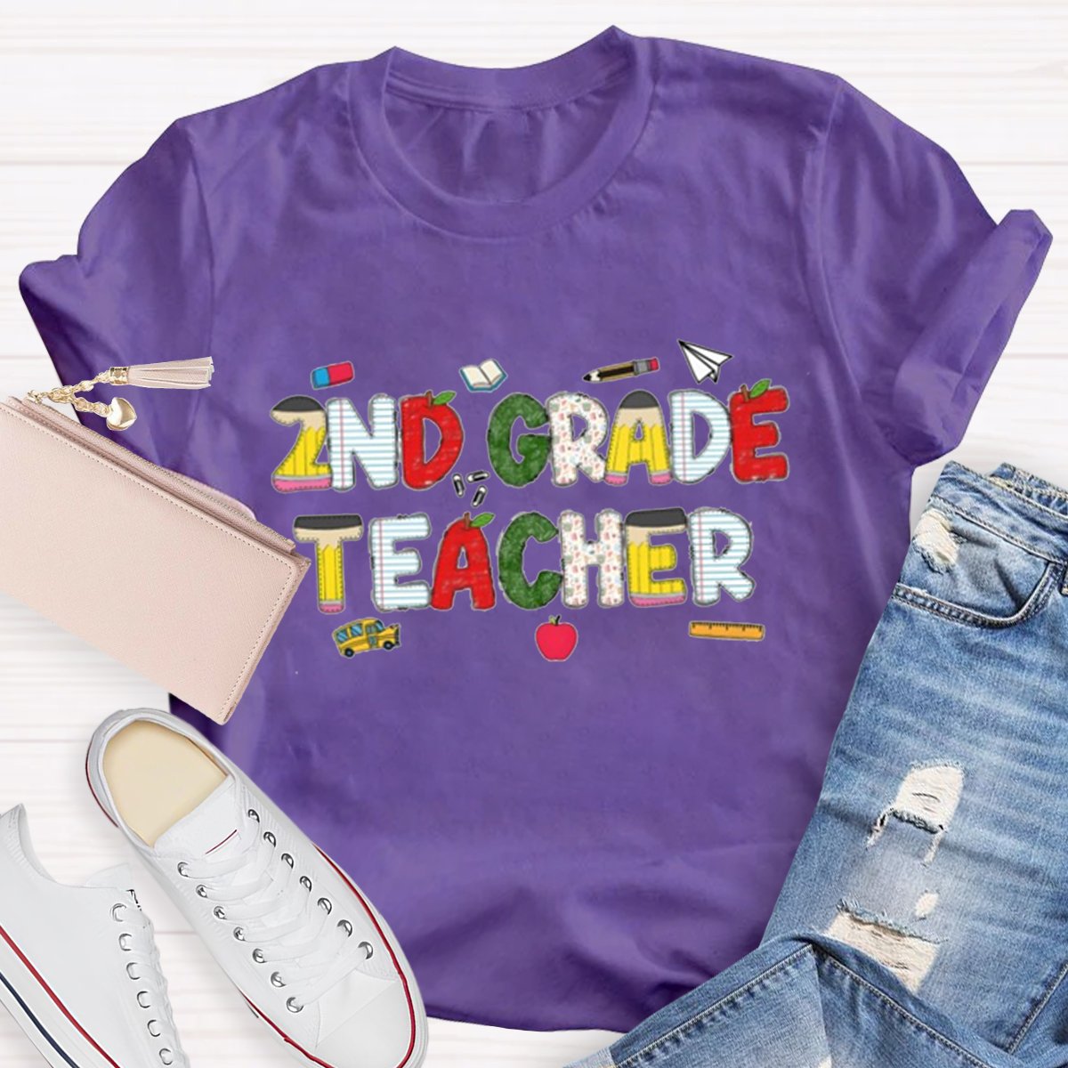 Personalized Grade Teacher Shirt